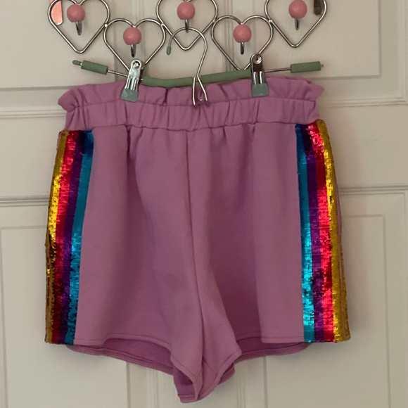 QUEEN OF SPARKLES Pants - Queen of Sparkles Pink Shorts (New w/ Tags!)